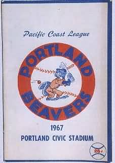 1967 PCL Portland Beavers